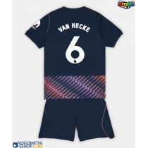 Otroški Nogometni dresi Tottenham Hotspur Jan Paul van Hecke #6 Gostujoči 2026-27 Kratek Rokav (+ Kratke hlače)